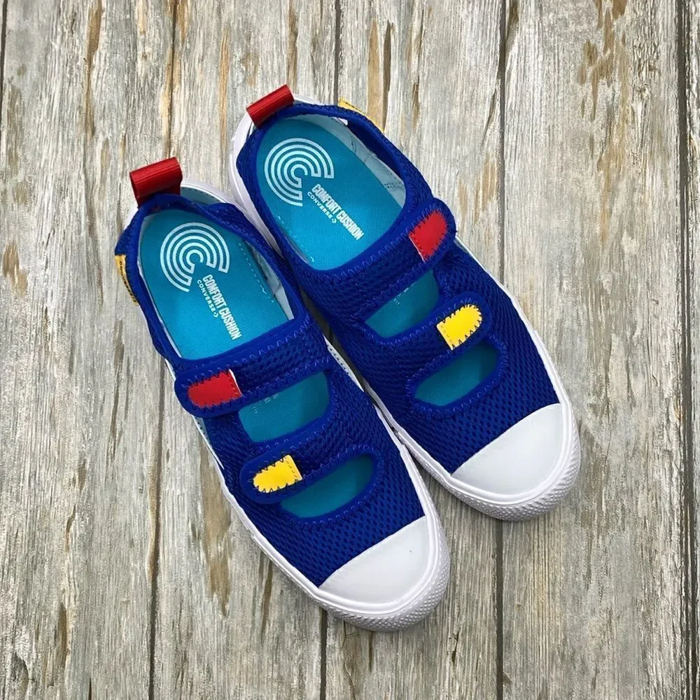 Little Kid Chuck Taylor Ultra Low Top Velcro Strap Breathable Summer Shoe Size 3
